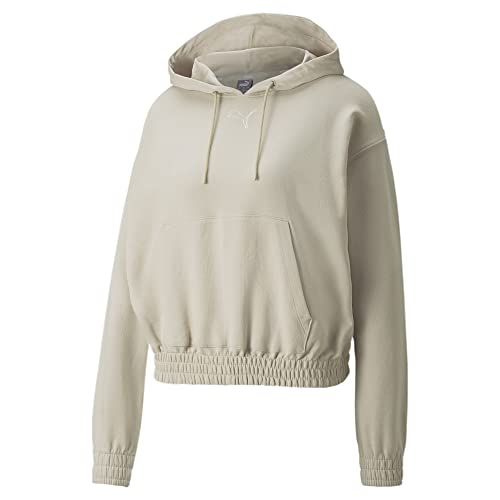 PUMA Damen Her Hoodie Tr Sweatshirt, beige, M von PUMA