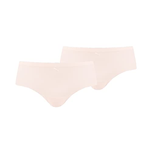 PUMA Damen Hipster Unterwäsche, Rosa, XL (2er Pack) von PUMA