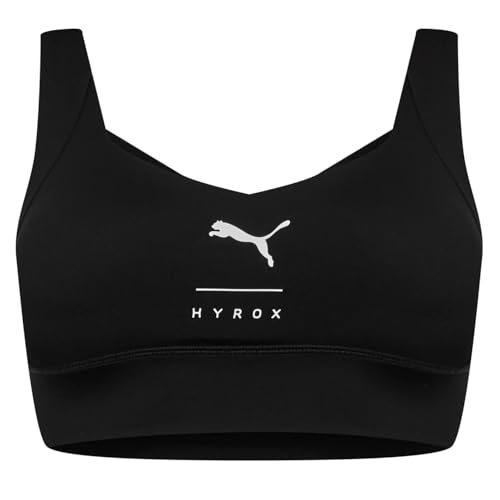 PUMA Damen Hyrox Power BH, Puma Schwarz, M von PUMA
