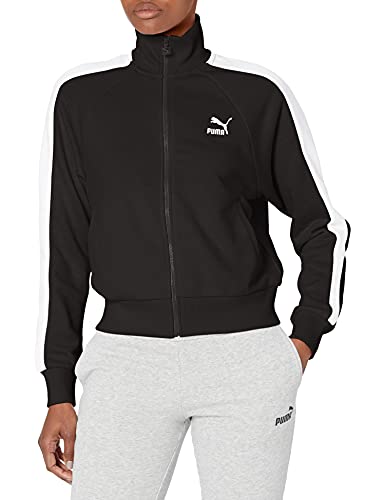 PUMA Damen Iconic T7 Trainingsjacke, Schwarz, S von PUMA