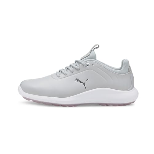 PUMA Damen Ignite Pro WMNS Golfschuh, High Rise Silver-Pink Lady, 38 EU von PUMA