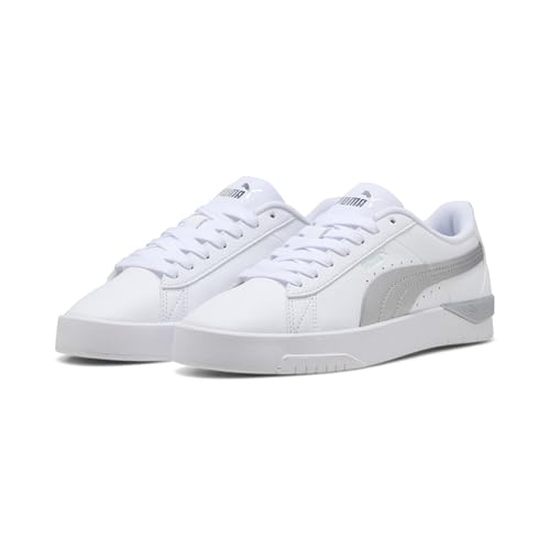 PUMA Damen Jada Classic Aqua Metallics Sneakers 37, White Peaceful Blue Silver Metallic von PUMA