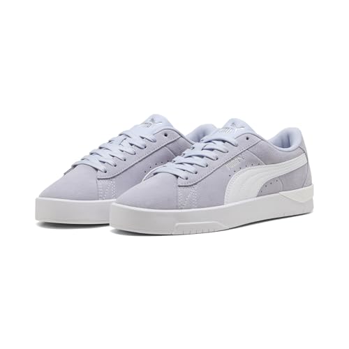 PUMA Damen Jada Classic Suede Sneakers 38, Cool Weather White Silver Blue Metallic von PUMA