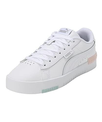 PUMA Damen Jada Gymnastikschuhe, Mehrfarbig White White Silver-Eggshell Blue, 38 EU von PUMA