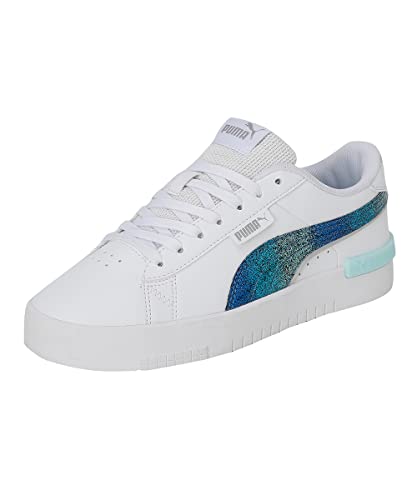 PUMA Damen Jada Night Out Sneaker, White Royal Silver-Light Aqua, 39 EU von PUMA