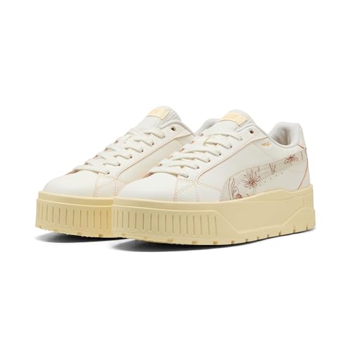 PUMA Damen Karmen II Crafted Flowers Sneaker, WARM White-Almost APRICOT, 38 EU PUMA Damen Karmen II Crafted Flowers Sneaker, WARM White-Almost APRICOT, 38 EU von PUMA