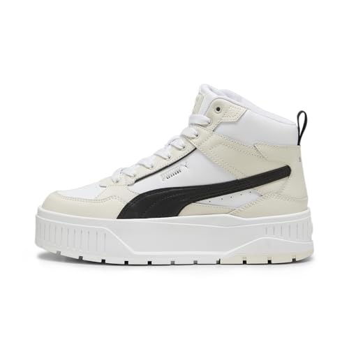 PUMA Damen Karmen Ii Idol Mid Sneaker, White Black-Alpine Snow, 41.5 EU PUMA Damen Karmen Ii Idol Mid Sneaker, White Black-Alpine Snow, 41.5 EU von PUMA