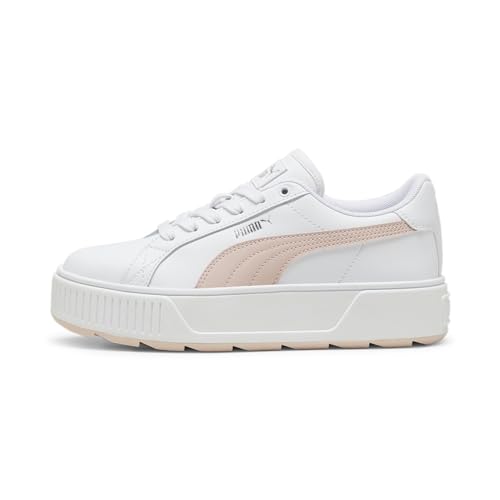 PUMA Damen Karmen L Sneakers 38.5White Rose Quartz Silver Pink Metallic von PUMA