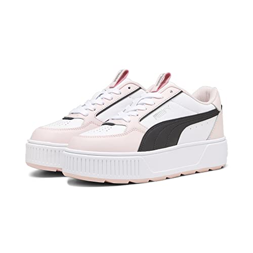 PUMA Damen Karmen Rebelle Sneakers White Black Frosty Pink, 37.5 EU von PUMA