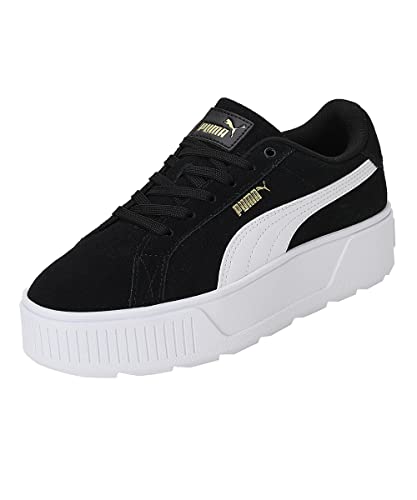 PUMA Damen Karmen Turnschuhe, Puma Black Puma White Puma Team Gold, 37 EU von PUMA