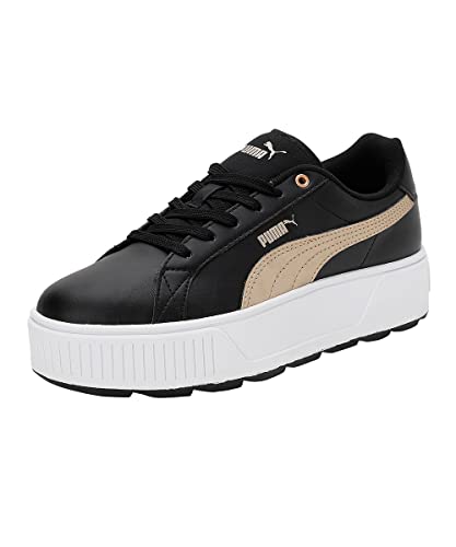 PUMA Women's Fashion Shoes KARMEN SPACE METALLICS Trainers & Sneakers, PUMA BLACK-PUMA GOLD-PUMA WHITE, 40.5 von PUMA