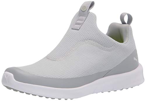 PUMA Damen Laguna Fusion Slipper Golfschuh, High Rise Silver, 42.5 EU von PUMA