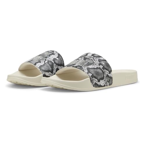 PUMA Damen Leadcat 2.0 Snake CHIC Schiebe-Sandalen, Alpine Snow-Gold, 39 EU von PUMA