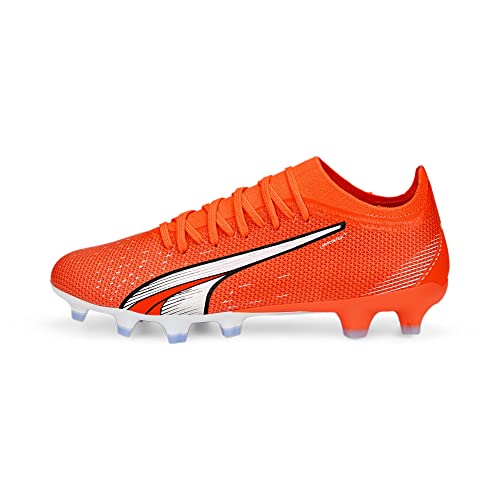 PUMA Women's Sport Shoes ULTRA MATCH FG/AG WN'S Soccer Shoes, ULTRA ORANGE-PUMA WHITE-BLUE GLIMMER, 38 von PUMA