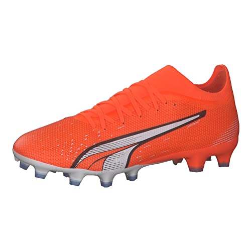 PUMA Women's Sport Shoes ULTRA MATCH FG/AG WN'S Soccer Shoes, ULTRA ORANGE-PUMA WHITE-BLUE GLIMMER, 38 von PUMA