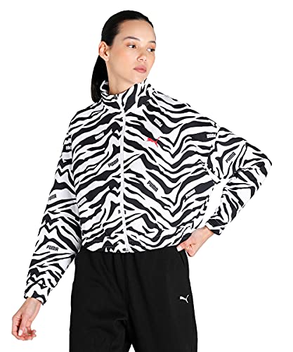 PUMA Damen Modern Sports AOP Track Jacke Laufbekleidung Training Jacket Weiß – Schwarz PUMA Damen Modern Sports AOP Track Jacke Laufbekleidung Training Jacket Weiß – Schwarz von PUMA