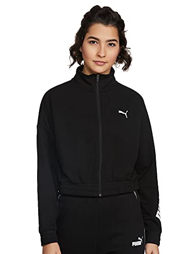 PUMA Damen Modern Sports Track Trainingsanzug, schwarz, M von PUMA