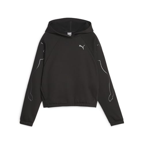 PUMA Damen Motion Cat Hoodie Sweat, Schwarz, S von PUMA