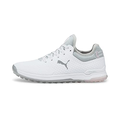 PUMA Damen PROADAPT ALPHACAT WMNS Golfschuh, White Silver-Pink Lady, 41 EU von PUMA