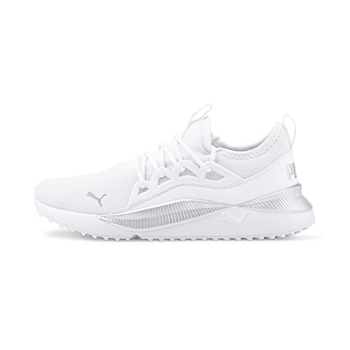 PUMA Damen Pacer Future Allure Sneaker, White White Silber, 42 EU von PUMA