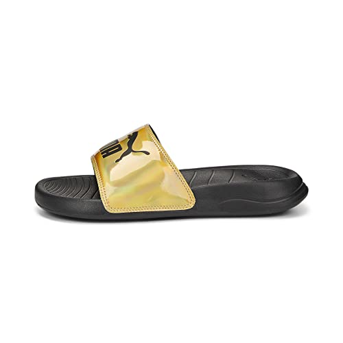 PUMA Women's Fashion Shoes POPCAT 20 WNS IRRIDESCENT Slide Sandal, IRIDESCENT-PUMA BLACK, 39 von PUMA