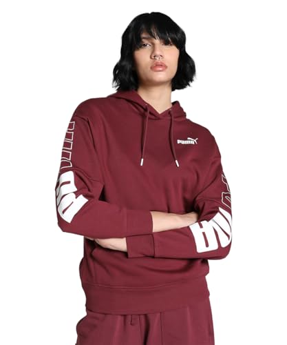 PUMA Damen Power Colorblock Hoodie FL Sweatshirt, bunt, M von PUMA