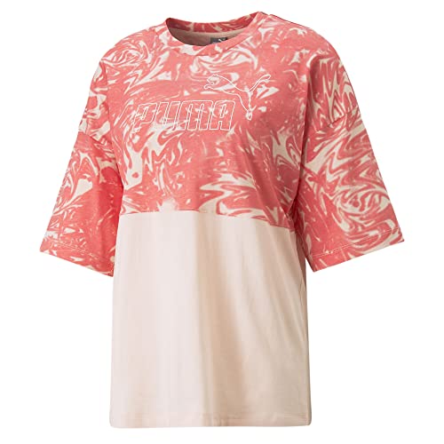 PUMA Damen Power Safari T-Shirt LRose Dust Pink von PUMA