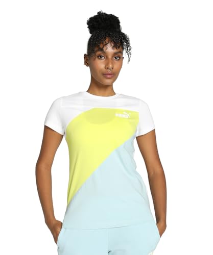 PUMA Damen Power T-Shirt LTurquoise Surf Blue von PUMA