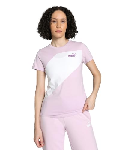 PUMA Damen Power T-Shirt XLGrape Mist Purple von PUMA