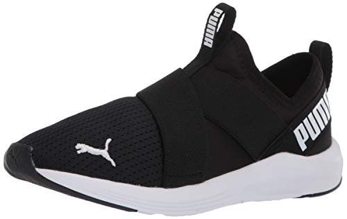 PUMA Damen Prowl Slip on Sneaker, schwarz/weiß, 38 EU von PUMA