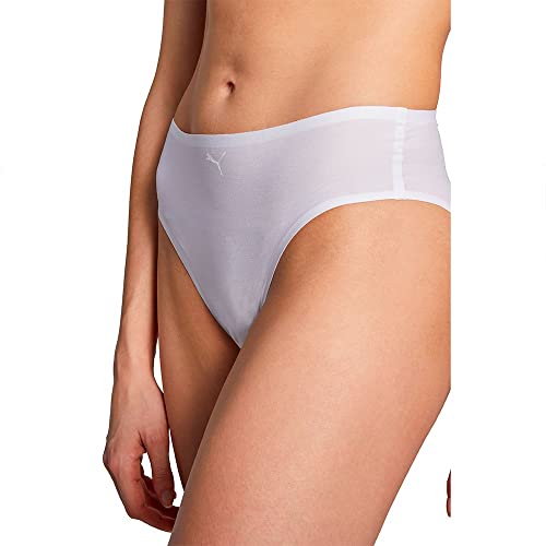 PUMA Damen Puma Women's One Size Brief 2 Pack Underwear, Weiß, Einheitsgröße EU von PUMA