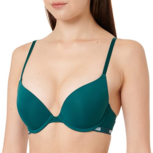 PUMA Damen Push-up 1 Pack Bra, Varsity Green, 75C von PUMA