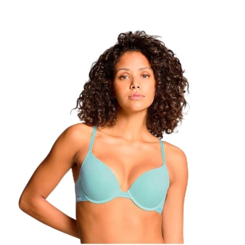 PUMA Damen Pushup Bra, Mint, 75B EU von PUMA