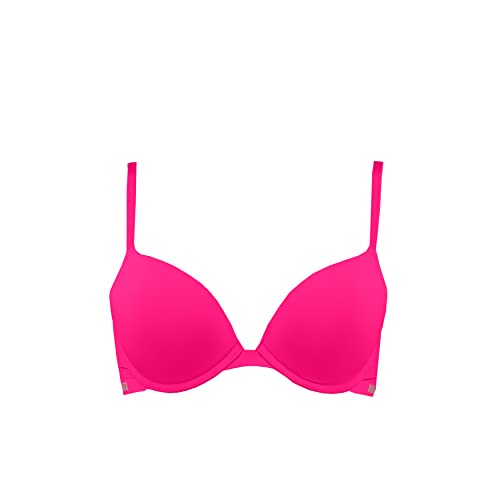 PUMA Damen Pushup Push Up Bra, Neon Pink, 70D EU von PUMA