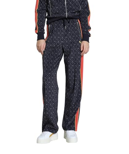 PUMA Damen Road to Unity Straight Bedruckte T7 Trainingshose XS, New Navy AOP Blue von PUMA