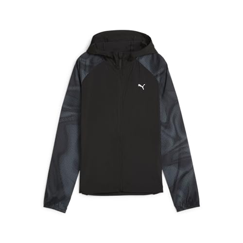 PUMA Damen Run Favorite Woven Jacket Jacke, Schwarz/Pscychedelic Alloverprint, XX-Large PUMA Damen Run Favorite Woven Jacket Jacke, Schwarz/Pscychedelic Alloverprint, XX-Large von PUMA