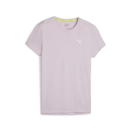 PUMA Damen Run Favourite Heather Running T-Shirt MGrape Mist Heather Purple von PUMA