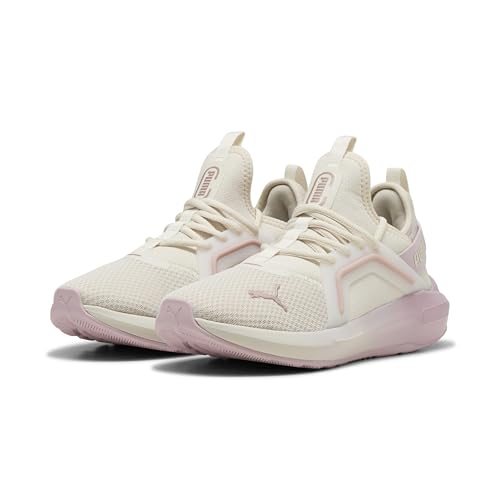 PUMA Damen SOFTRIDE ENZO 5 METALLIC WN's Straßen-Laufschuh, WARM White-Rose Mauve-Rose Gold, 40.5 EU von PUMA