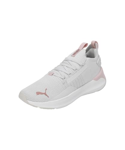 PUMA Damen SOFTRIDE Symmetry FUZION WN's Straßen-Laufschuh, Feather Gray-Mauve Mist-Rose Gold, 40.5 EU von PUMA