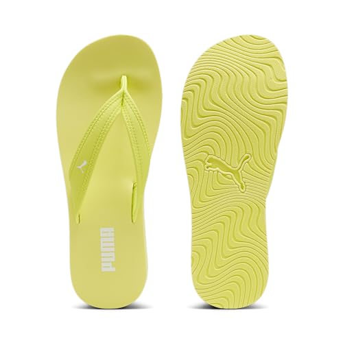 Puma Women Sandy Flip Flip-Flops, Lime Sheen-Puma White, 35.5 EU von PUMA