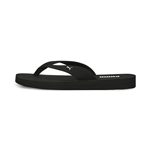 PUMA Damen Sandy Flip Slide-Sandalen, Puma Black Puma White, 35.5 EU von PUMA