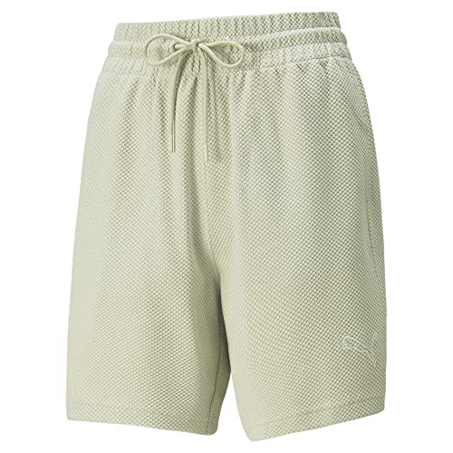 PUMA Damen Shorts HER High Waist Damen Shorts M Spring Moss Green von PUMA