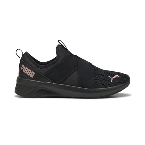 PUMA Damen Softride Harli Slip on Trainingsschuhe Sneaker, Schwarz-Schwarz-Roségold Ah25, 41 EU PUMA Damen Softride Harli Slip on Trainingsschuhe Sneaker, Schwarz-Schwarz-Roségold Ah25, 41 EU von PUMA
