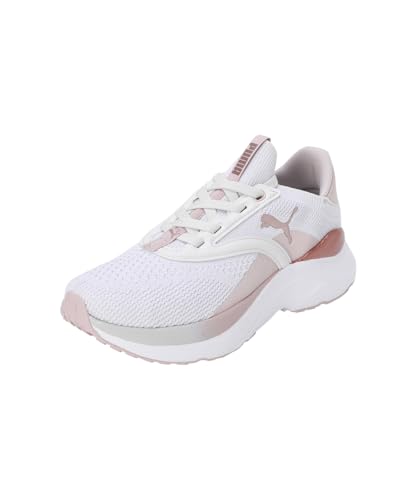 PUMA Damen Softride Mayve WN's Road Running Shoe, Feather Gray-Mauve Mist-Rose Gold, 42 EU von PUMA