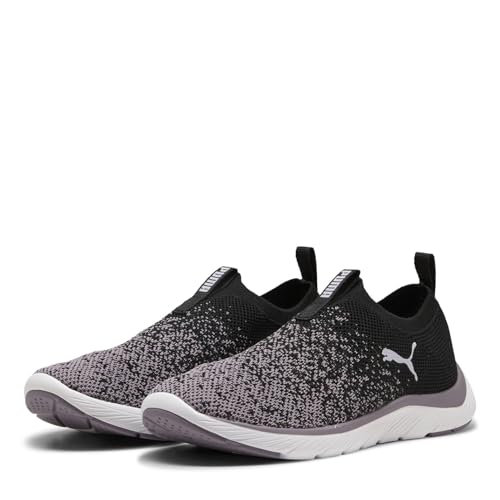 PUMA Damen Softride Remi Slip-on Knit WN's Straßen-Laufschuh, Black Plum Jam, 42.5 EU von PUMA