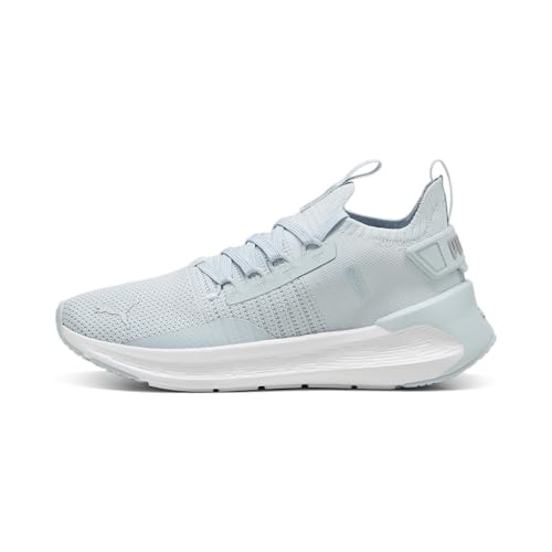PUMA Damen Softride Symmetry Fuzion Sneaker, Frosted Dew-Silber, 40.5 EU von PUMA