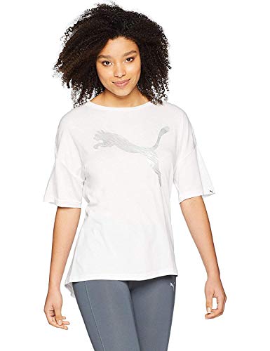 PUMA Damen Sommer T-Shirt - Weiß - Mittel von PUMA