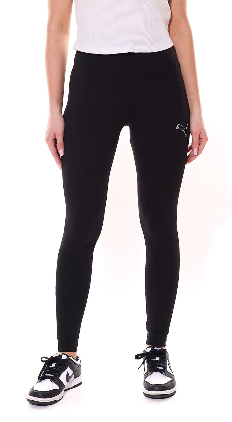 PUMA Damen Sports Legging HER High-Waist Baumwoll-Leggings 848196 01 Schwarz von PUMA