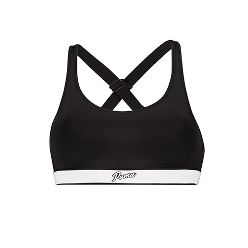 PUMA Damen Sporty Padded Top Bra, Schwarz, M EU von PUMA