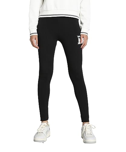 PUMA Damen Squad High Waist Leggings Tights, Schwarz, S von PUMA